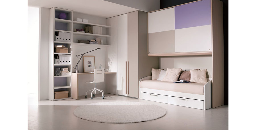 Camere da letto per ragazzi moderne